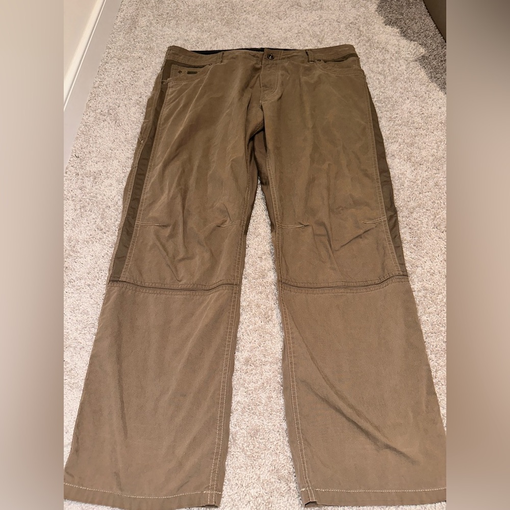 Kuhl Radikl Hiking Legendary Pants Mens Size 40X30 Khaki Active Hybrid Work